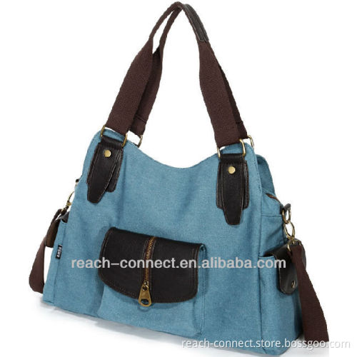 stylish washed canvas bag handbag ladies